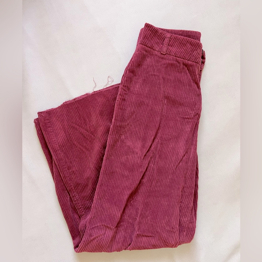 Dixie Burgundy Corduroy Pants